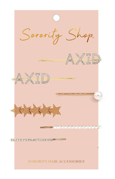 Sorority Shop Alpha Xi Delta Hair Clips 