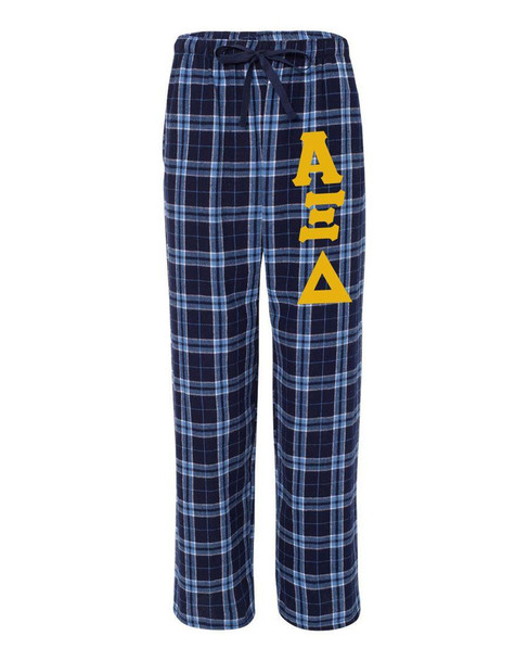  Alpha Xi Delta Pajamas -  Flannel Plaid Pant 