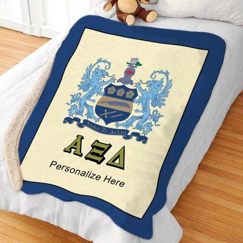  Alpha Xi Delta Sherpa Lap Blanket 
