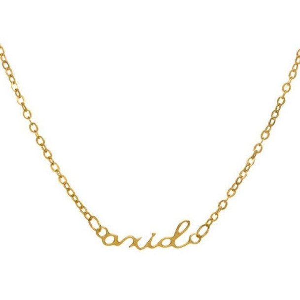Chic Greek- Shawn Paul Alpha Xi Delta Sorority Script Necklace 