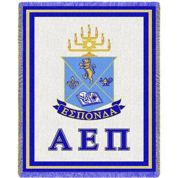  Alpha Epsilon Pi Afghan Blanket Throw 