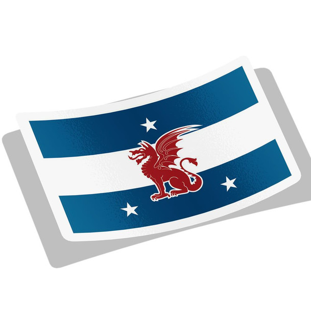 Beta Theta Pi Flag Decal Sticker