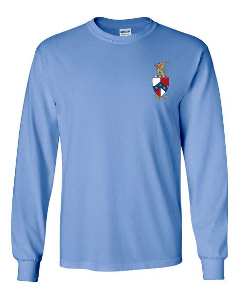  DISCOUNT-Beta Theta Pi Fraternity Crest - Shield Longsleeve Tee 