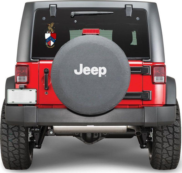  Beta Theta Pi Large Greek Color Crest - Shield Decal - 12 Inches Tall 