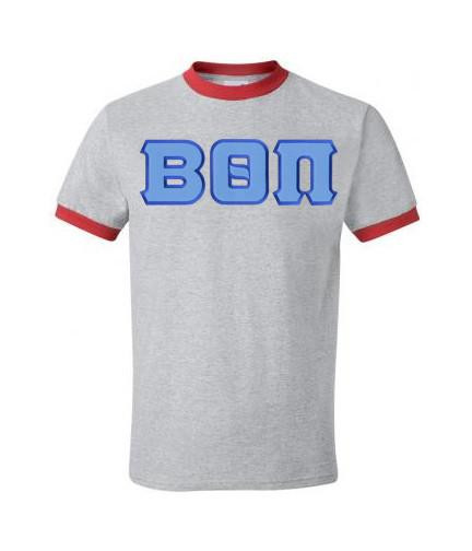  DISCOUNT- Beta Theta Pi Lettered Ringer Shirt 
