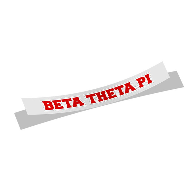 Beta Theta Pi Long Window Sticker