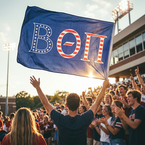 Beta Theta Pi USA Greek Letter Flag