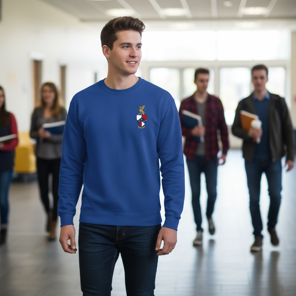 DISCOUNT-Beta Theta Pi World Famous Crest - Shield Crewneck Sweatshirt - Best Value