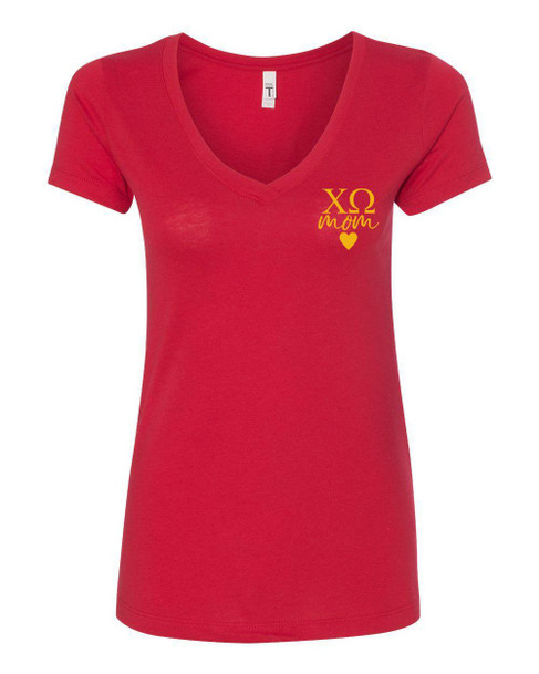  Chi Omega Mom Ideal V-Neck 