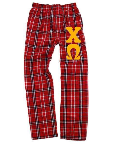 Chi Omega Pajamas -  Flannel Plaid Pant