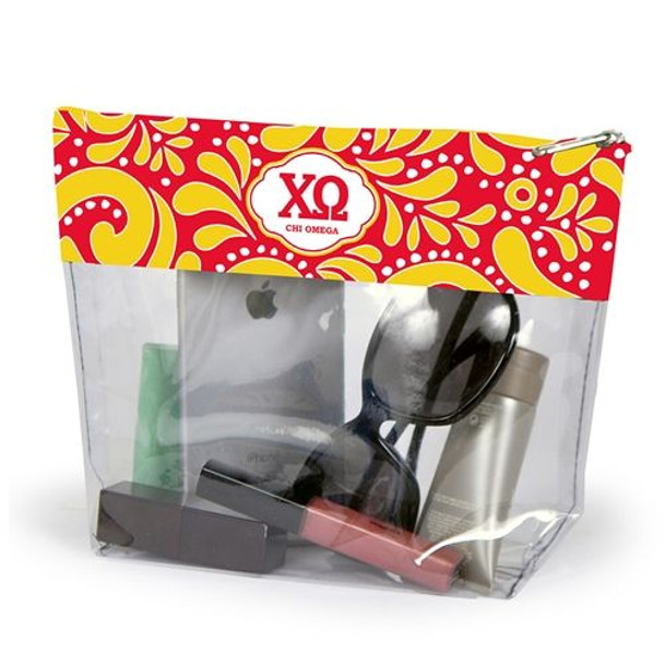 Chi Omega Travel Pouch