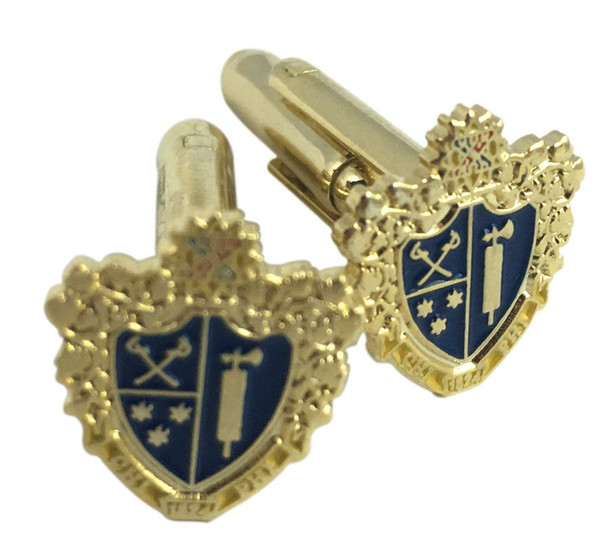Chi Phi Color Crest - Shield Cuff links-ON SALE!