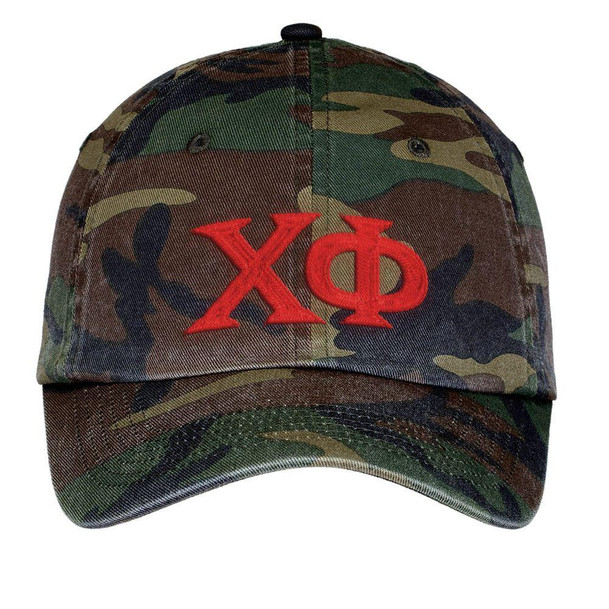  Chi Phi Lettered Camouflage Hat 