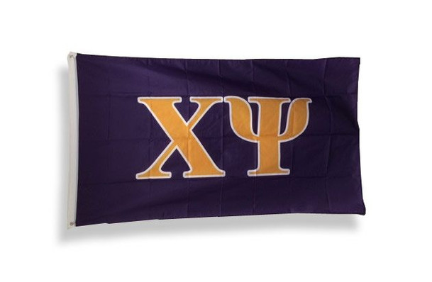 Chi Psi Big Greek Letter Flag