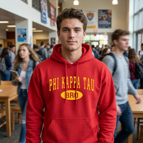 Fraternity & Sorority Custom Printed Hoodie