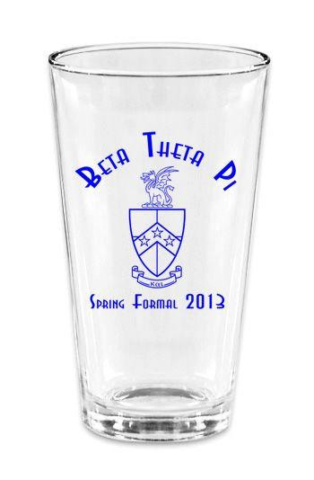 Custom Printed mixing Glass Design #10