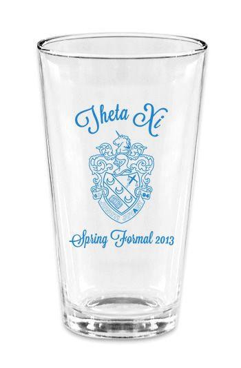 Custom Printed mixing Glass Design #8