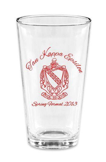 Custom Printed mixing Glass Design #9