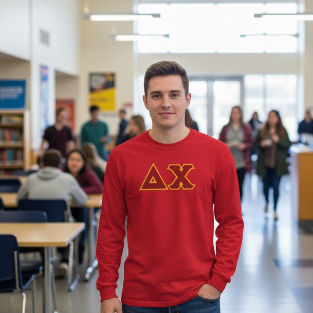 DISCOUNT Delta Chi Lettered Long sleeve