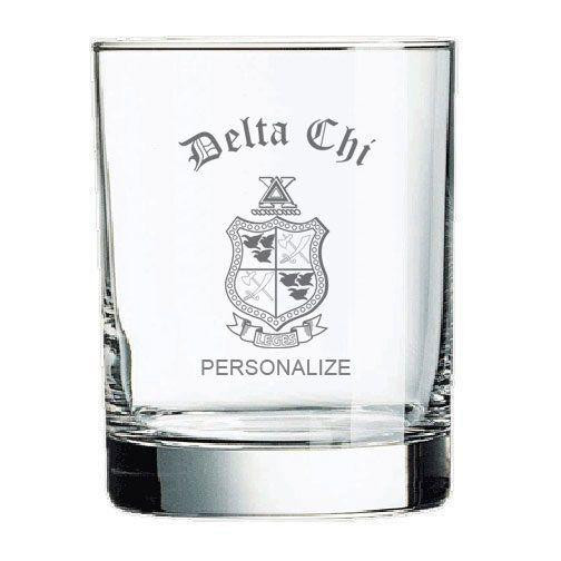 Delta Chi Old Style Glass 