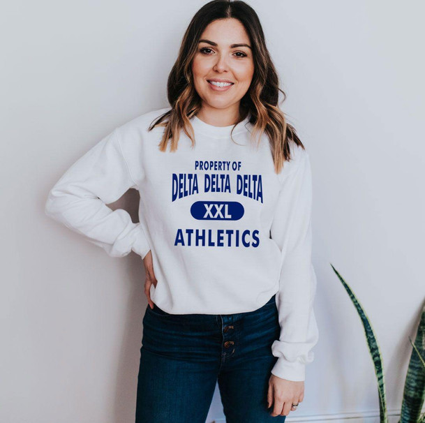  Delta Delta Delta Athletics Crewneck Sweatshirt 