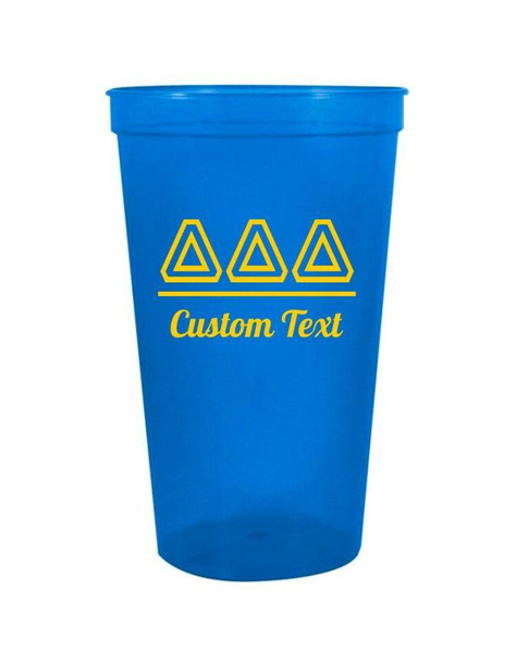  Delta Delta Delta Custom Greek Collegiate Stadium Cup 