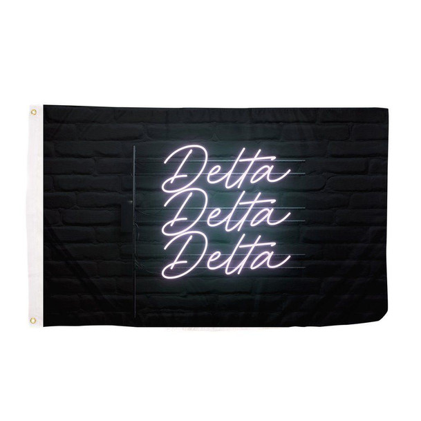 Scotty - DC Delta Delta Delta Neon Flag 