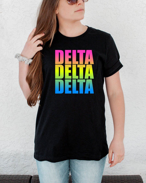 Delta Delta Delta Neon Flo Tee