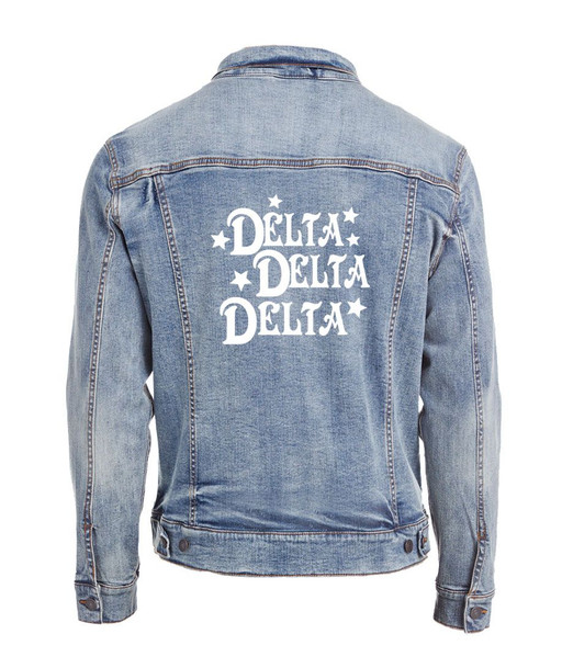 Delta Delta Delta Star Struck Denim Jacket