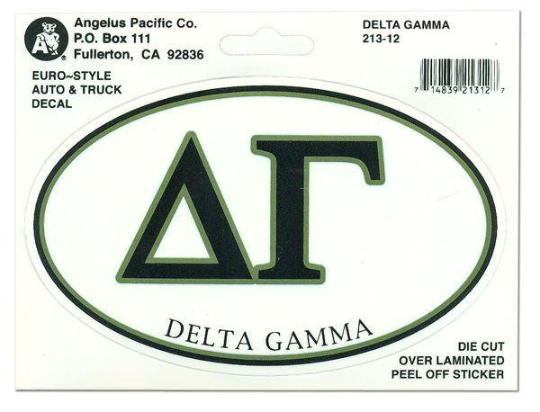  Delta Gamma Euro Style Sticker 