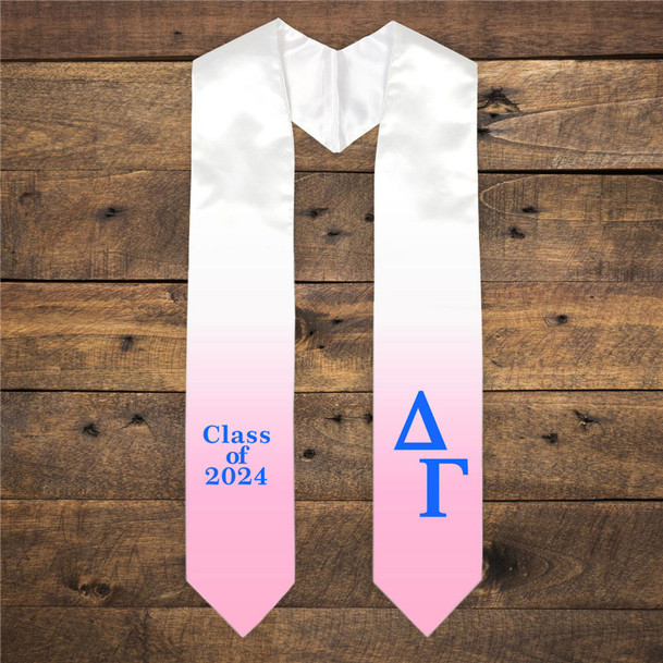 Delta Gamma Extra Fancy Classic Greek Graduation Stole