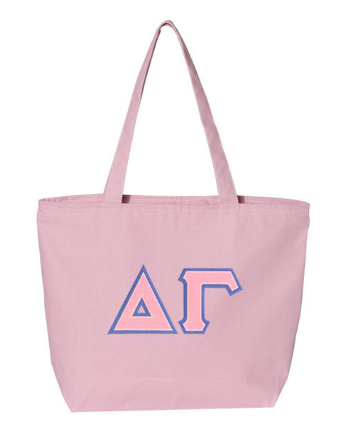  DISCOUNT- Delta Gamma Lettered Tote Bag - Best Value 