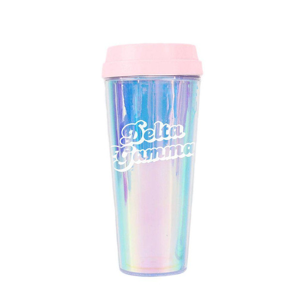 Sorority Shop Delta Gamma Retro Style Sorority Tumbler 