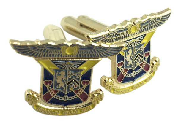  Delta Kappa Epsilon Color Crest - Shield Cuff links-ON SALE!-ON SALE! 