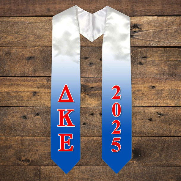  Delta Kappa Epsilon Extra Fancy Greek Graduation Stole W Year 