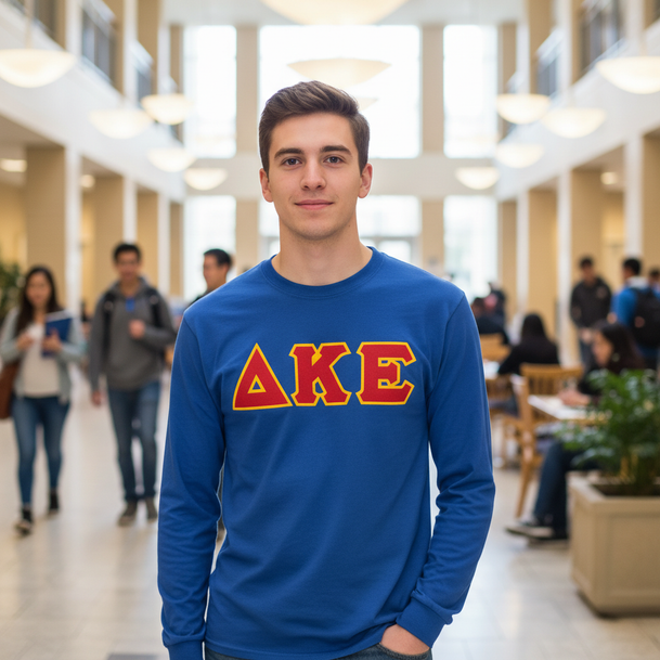 DISCOUNT Delta Kappa Epsilon Lettered Long sleeve