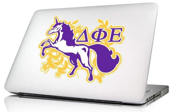 Sorority Shop Delta Phi Epsilon 10.5 x 4.5 Laptop Skin/Wall Decal 