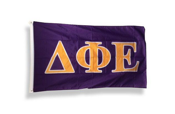 Scotty - DC Delta Phi Epsilon Big Greek Letter Flag 