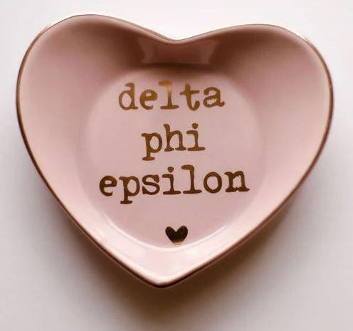 Sorority Shop Delta Phi Epsilon Ceramic Ring Dish 