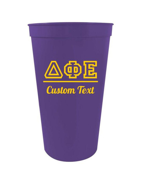  Delta Phi Epsilon Custom Greek Collegiate Stadium Cup 