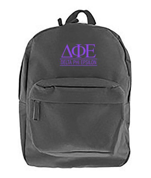  Delta Phi Epsilon Custom Text Backpack 
