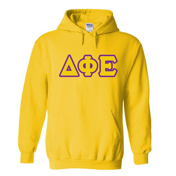  Delta Phi Epsilon Discount Twill Hooded Sweatshirt 