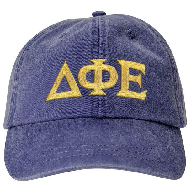  Delta Phi Epsilon Lettered Premium Pastel Hat 