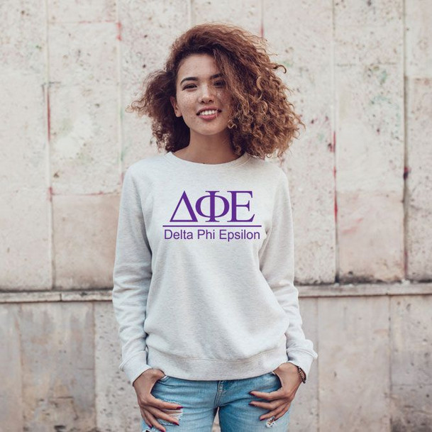 Delta Phi Epsilon Message Sweatshirts