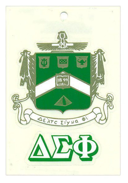 Delta Sigma Phi Crest - Shield Decal