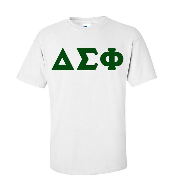  Delta Sigma Phi Discount Twill Lettered Tee 