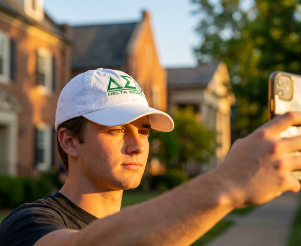 Delta Sigma Phi World Famous Line Hat