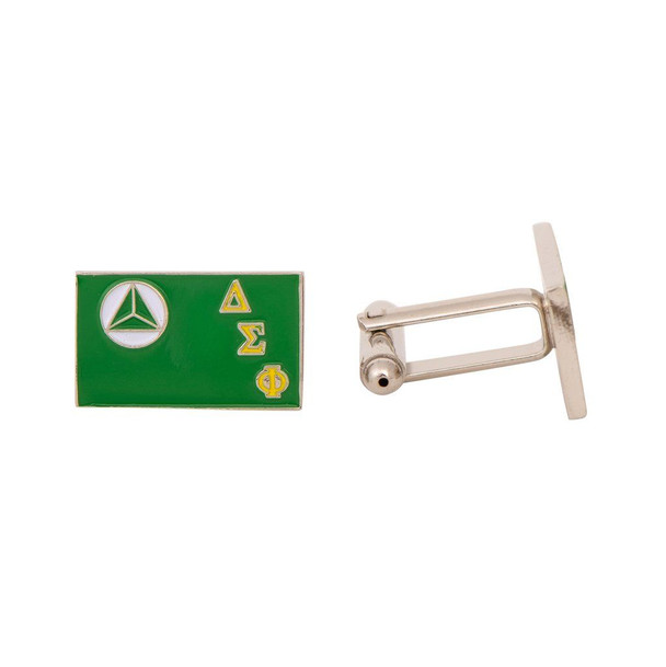 Delta Sigma Phi Rectangle Cuff Links