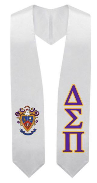 Delta Sigma Pi Super Crest - Shield Graduation Stole 