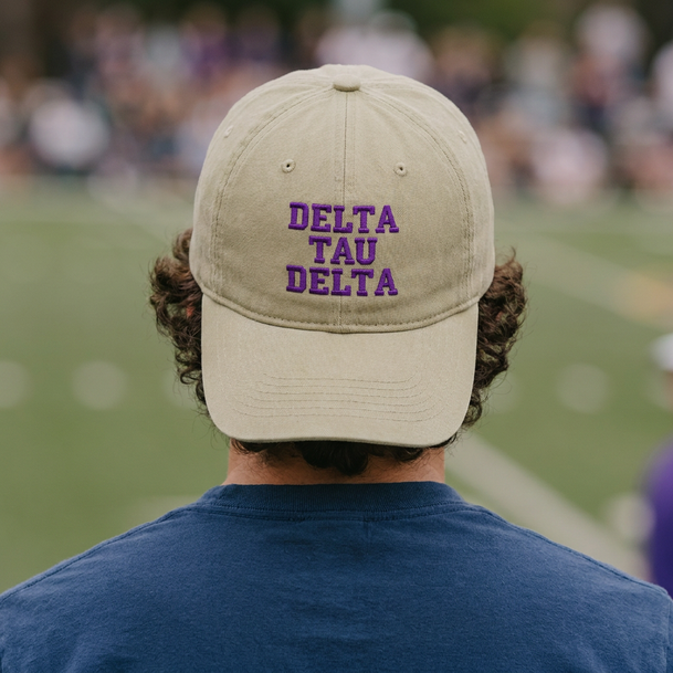 Delta Tau Delta Pigment Dyed Baseball Cap